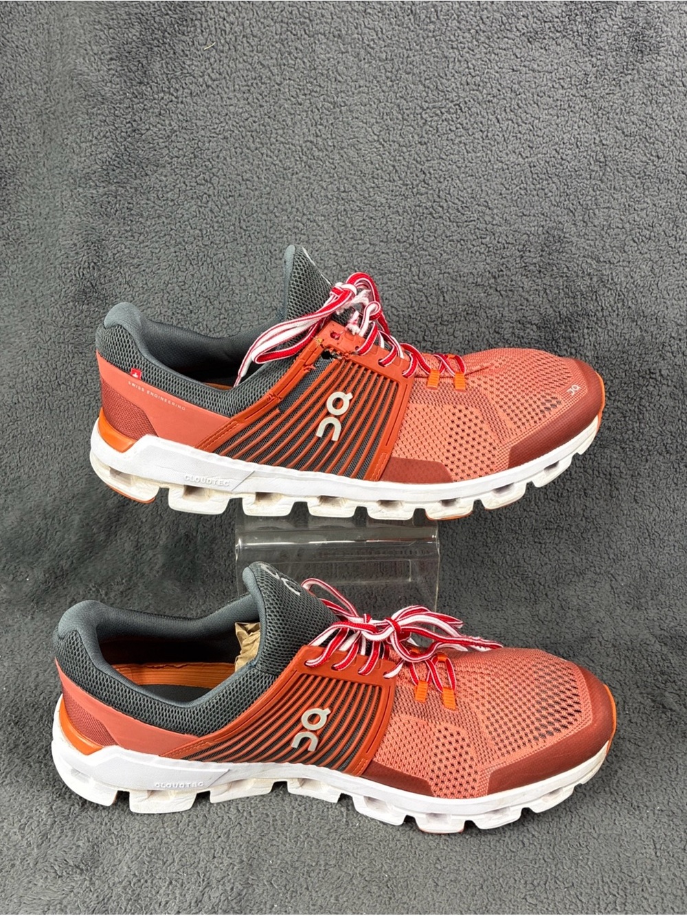 On Running Men’s Cloudrunning Shoes - Red Orange